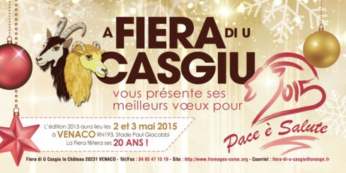 Les 2 et 3 mai 2015  A Fiera di u Casgiu  fêtera ses vingt ans !